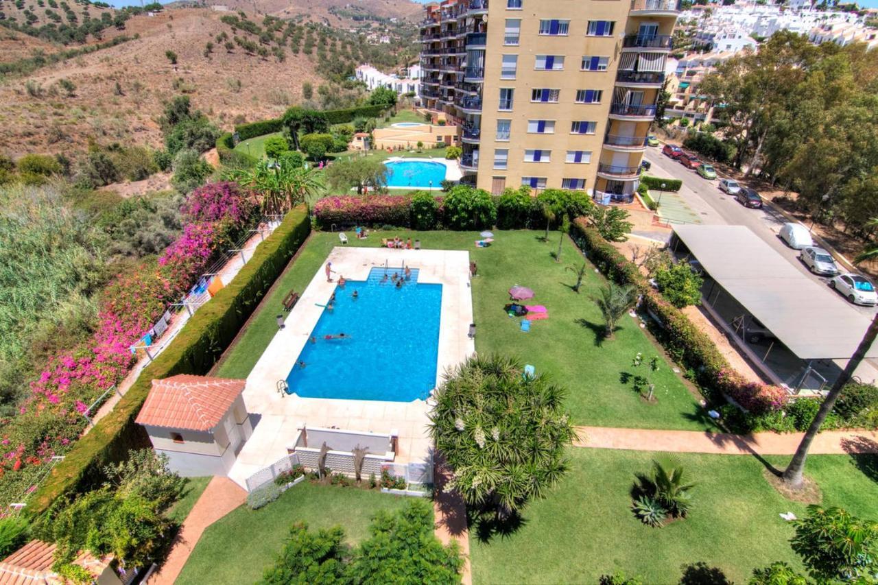 Wintowinrentals Sunny Side, Pool, Wifi & Sea View Benajarafe Buitenkant foto